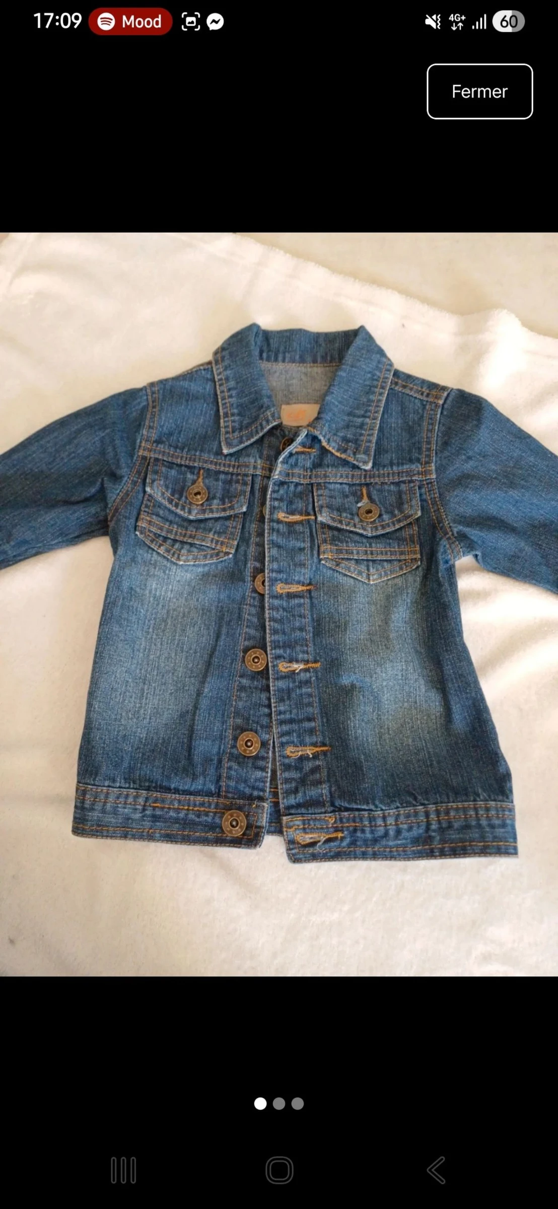Veste en jean 2ans